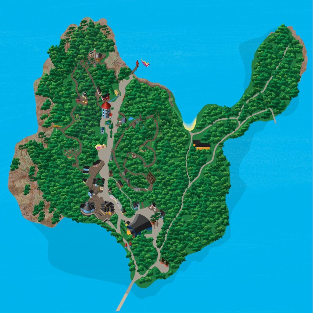ムーミンワールド地図